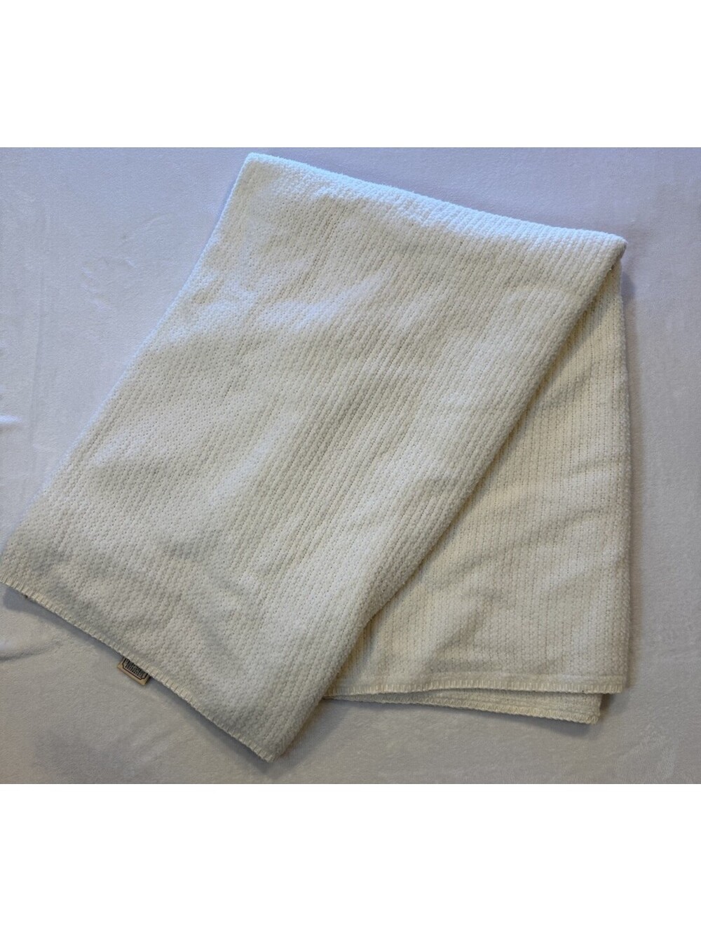 VTG L.L. BEAN USA BIDDEFORD MILLS WOOL BLEND BLANKET WARM FEELING Appr. 72x90